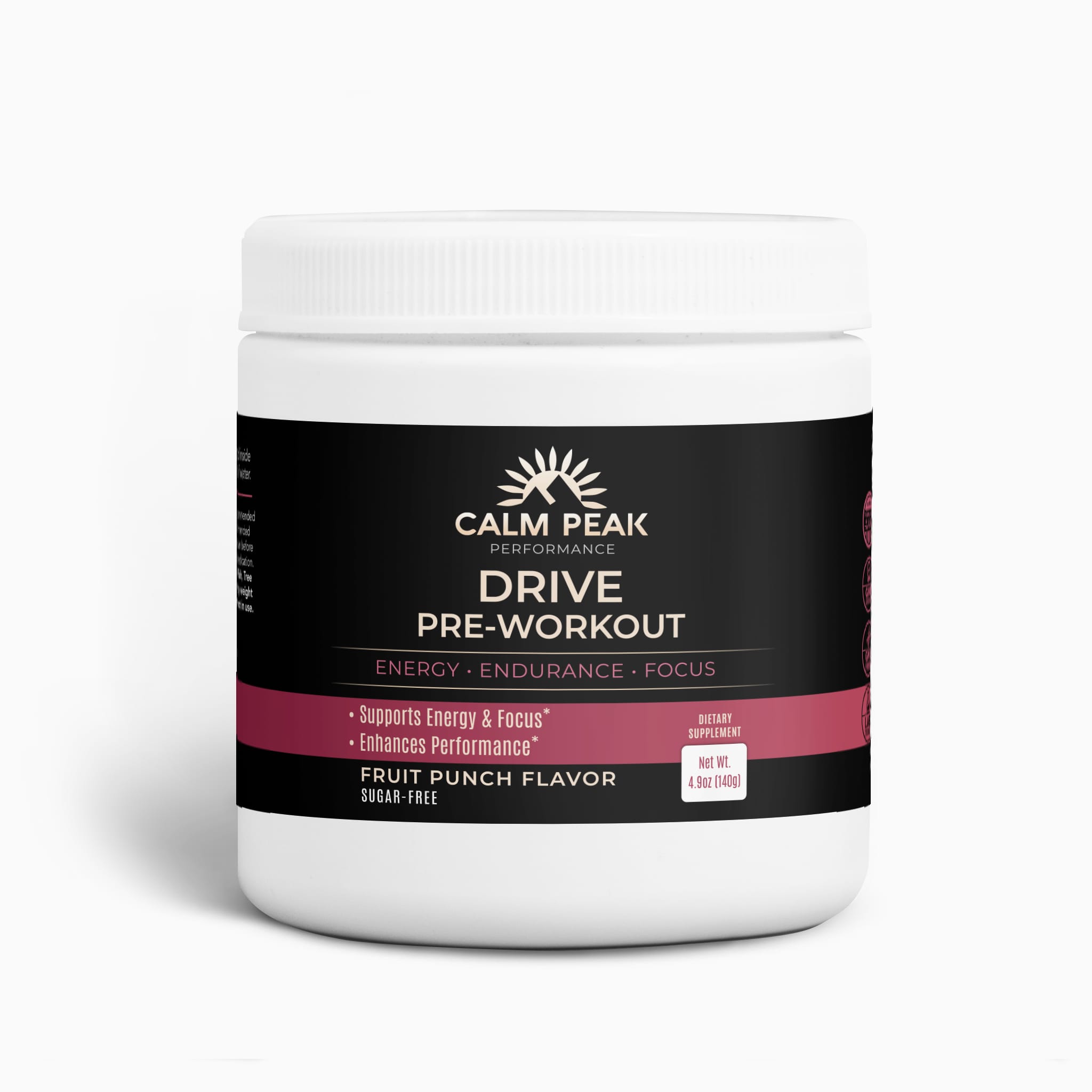 Drive Pre-Workout (Fruit Punch Flavor)